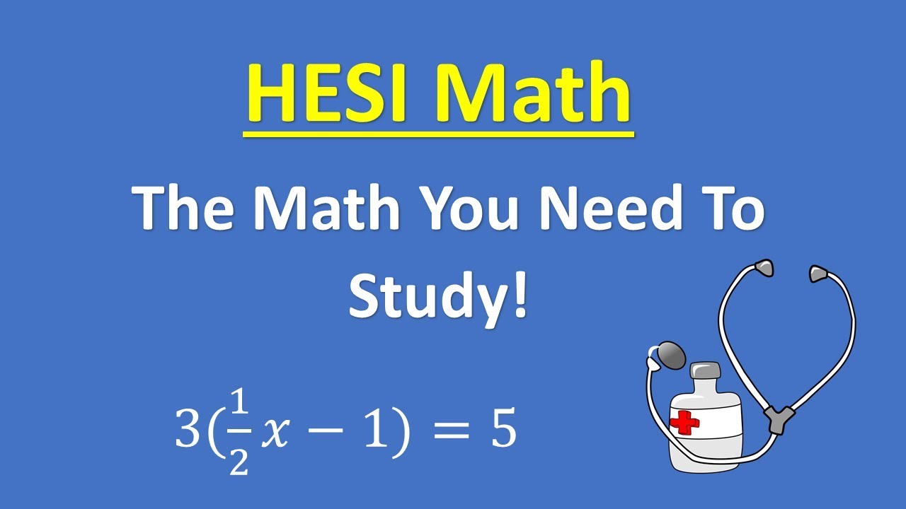 HESI Math Practice Test Updated 2022 