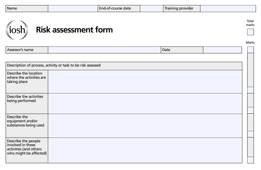 Filled Iosh Risk Assessment Form 2020 Oye Learn Free Nude Porn Photos